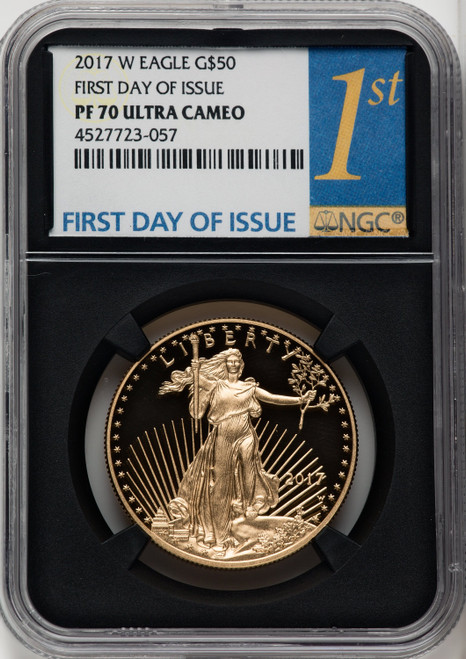 2017-W Gold American Eagle 4-Coin Set NGC PF70