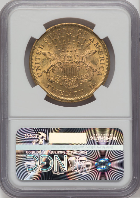 1875-S $20 Liberty Double Eagle NGC MS61 (763450006)