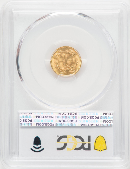 1873 G$1 OPEN 3 Gold Dollar PCGS MS64 (769658002)