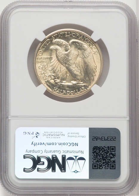 1946-D 50C Walking Liberty Half Dollar NGC MS67 (765814013)