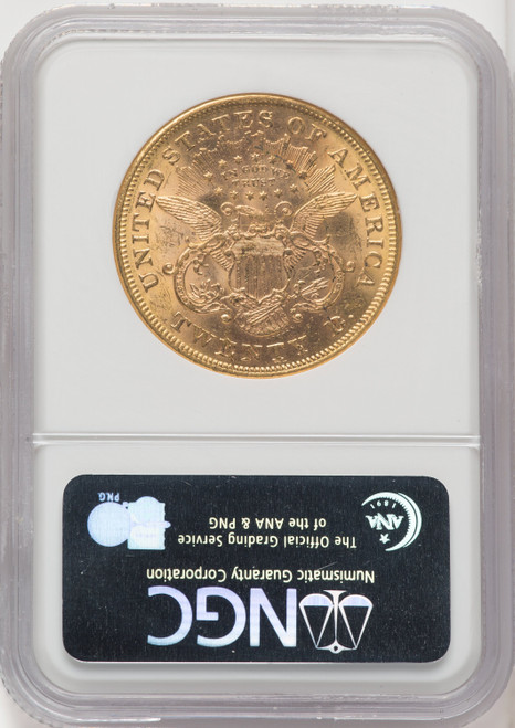 1874 $20 Liberty Double Eagle NGC MS61 (766877001)