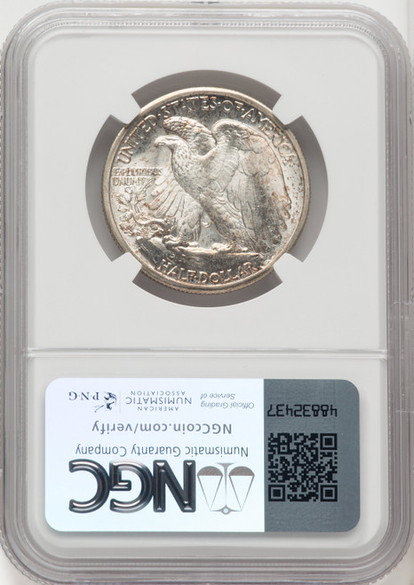 1945-D 50C Walking Liberty Half Dollar NGC MS67 (766884001)