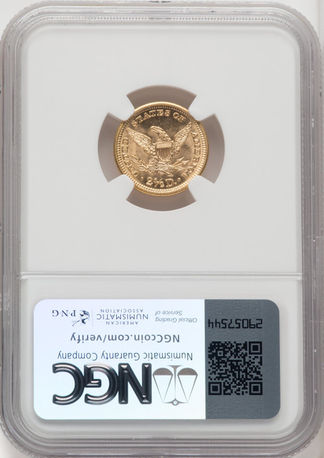 1906 $2.50 Liberty Quarter Eagle NGC MS66 (766888001)