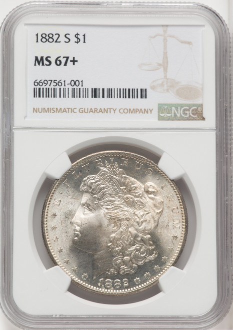 1882-S $1 Morgan Dollar NGC MS67+ (766915003)
