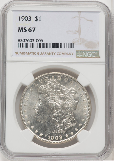 1903 $1 Morgan Dollar NGC MS67 (766923017)