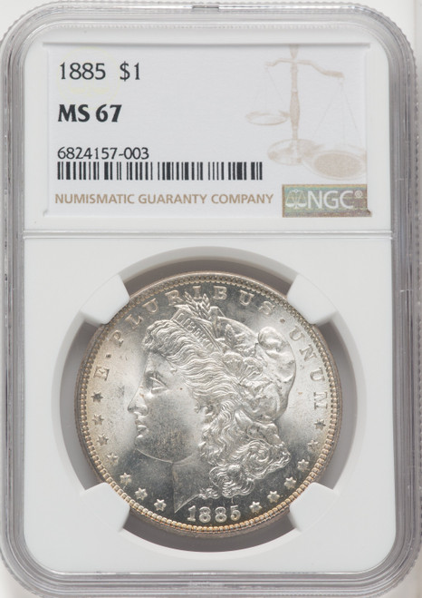 1885 $1 Morgan Dollar NGC MS67 (505005040)