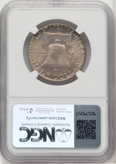 1958-D 50C FL Franklin Half Dollar NGC MS67 (506231002)