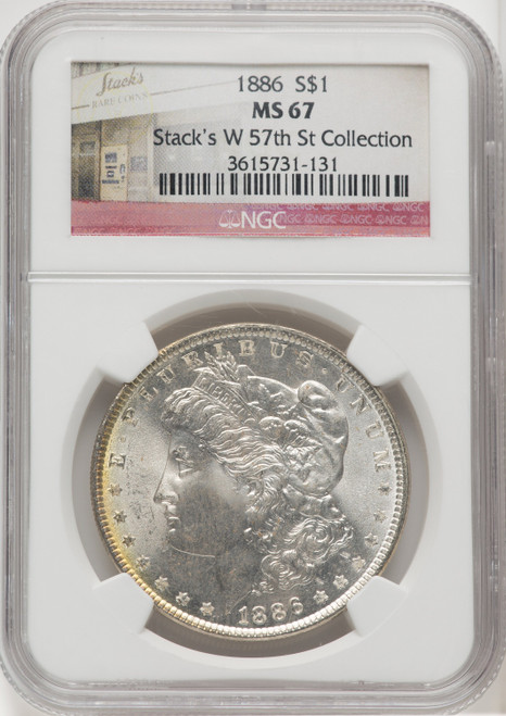 1886 $1 Morgan Dollar NGC MS67 (518448033)