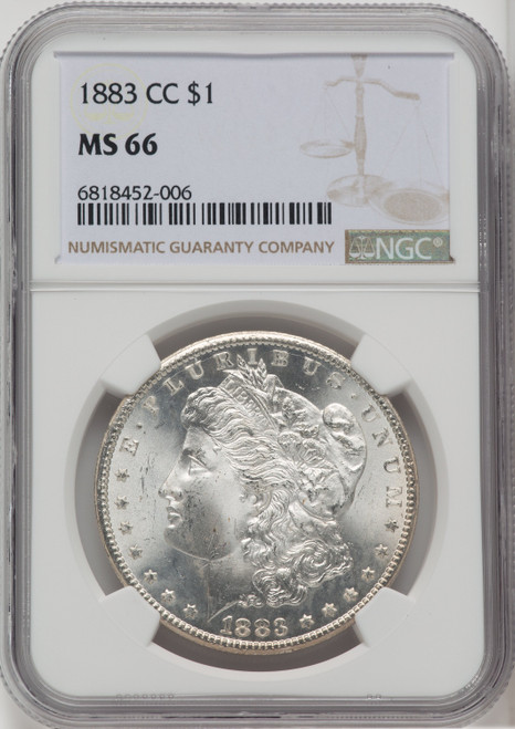 1883-CC $1 Morgan Dollar NGC MS66 (518609009)