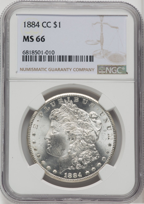 1884-CC $1 Morgan Dollar NGC MS66 (518609049)