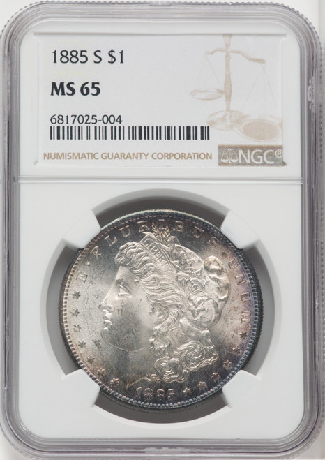 1885-S $1 Morgan Dollar NGC MS65 (518925035)