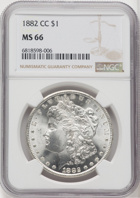 1882-CC $1 Morgan Dollar NGC MS66 (518973025)