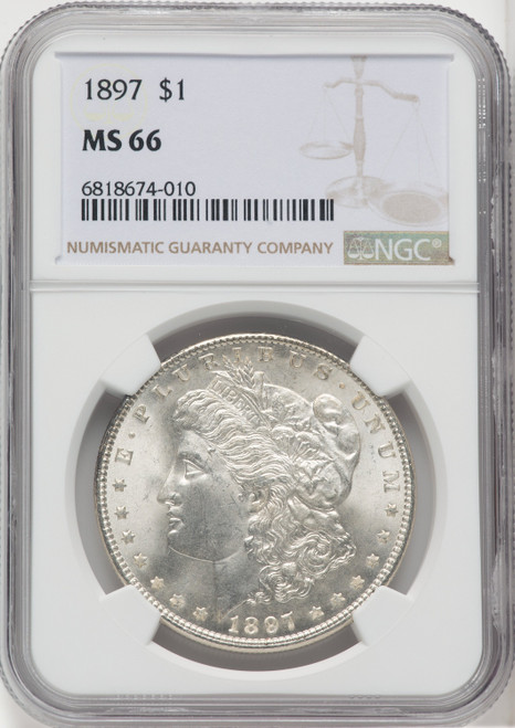 1897 $1 Morgan Dollar NGC MS66 (518973087)