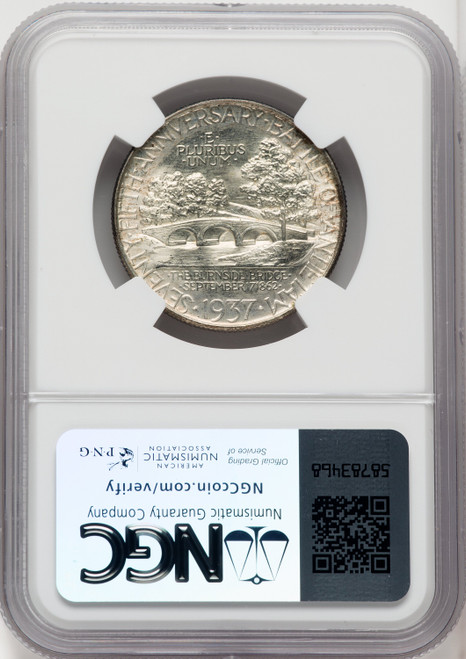 1937 50C Antietam Commemorative Silver NGC MS67 (506189008)