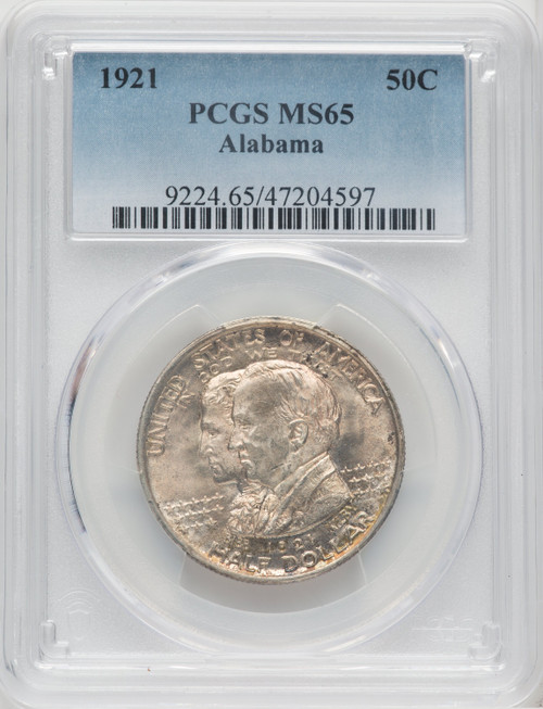 1921 50C Alabama Commemorative Silver PCGS MS65 (506231037)