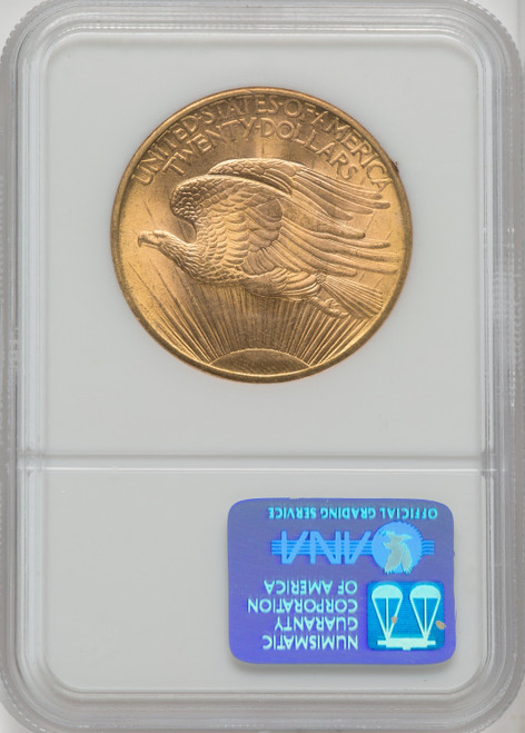 1908 NM $20 Wells Fargo Saint-Gaudens Double Eagle NGC MS67 (764730012)