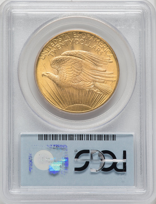 1908 NM $20 Wells Fargo Saint-Gaudens Double Eagle PCGS MS67 (764786056)