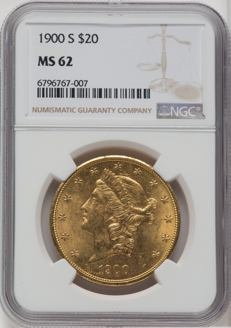 1900-S $20 Liberty Double Eagle NGC MS62 (171363023)