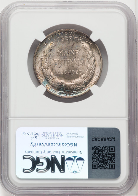 1920 50C Maine Commemorative Silver NGC MS67 (766104079)