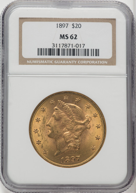 1897 $20 Liberty Double Eagle NGC MS62 (766453004)