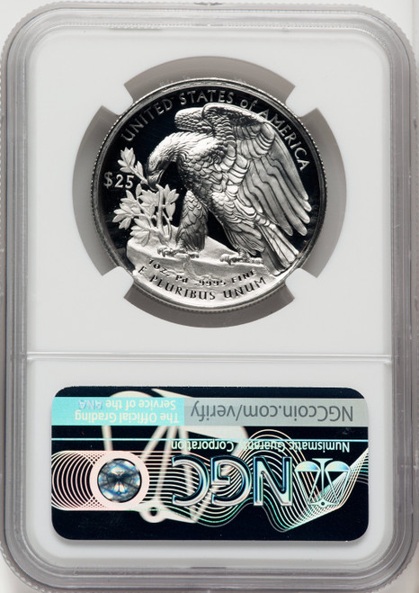 2018-W $25 Palladium NGC PF70 Moy