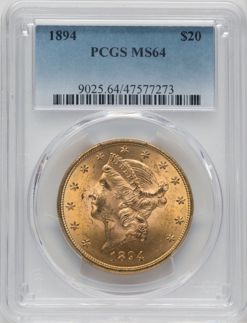 1894 $20 Liberty Double Eagle PCGS MS64 (171373348)