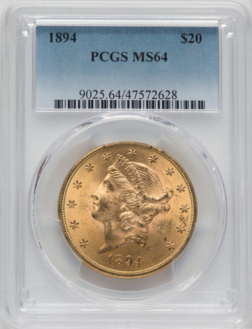 1894 $20 Liberty Double Eagle PCGS MS64 (171373586)