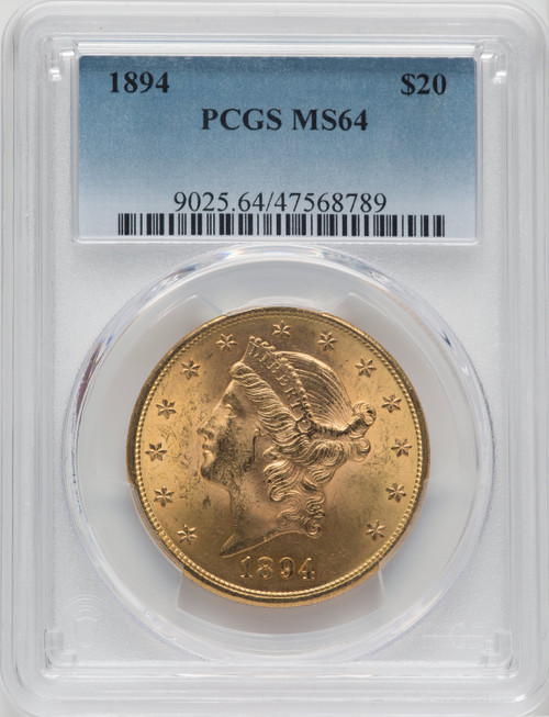 1894 $20 Liberty Double Eagle PCGS MS64 (171373659)