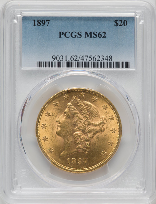 1897 $20 Liberty Double Eagle PCGS MS62 (173762057)