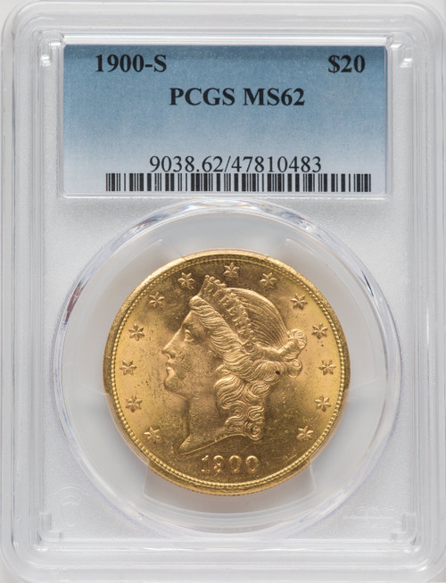 1900-S $20 Liberty Double Eagle PCGS MS62 (173764240)