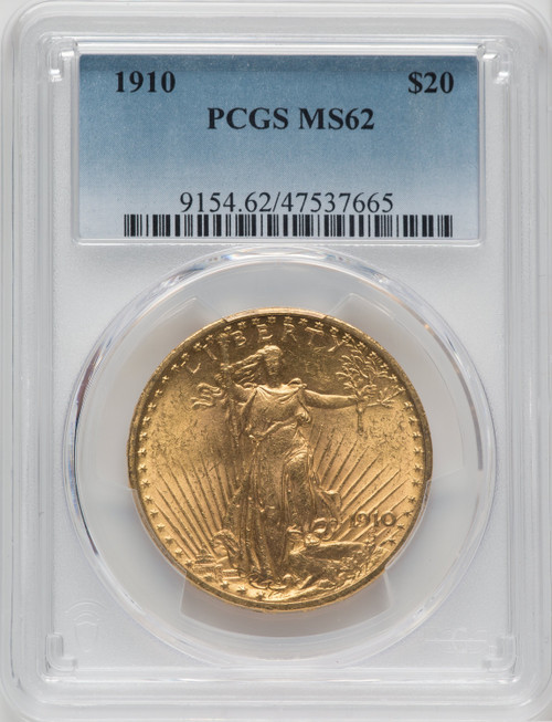 1910 $20 Saint-Gaudens Double Eagle PCGS MS62 (173806032)