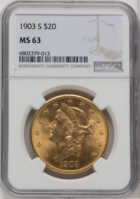 1903-S $20 Liberty Double Eagle NGC MS63 (173844014)