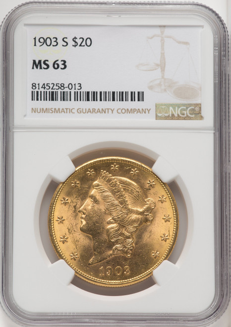 1903-S $20 Liberty Double Eagle NGC MS63 (173987737)