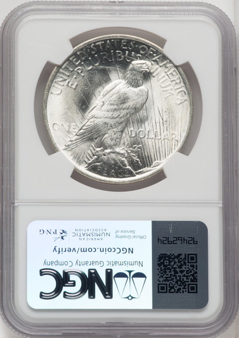 1923 $1 Peace Dollar NGC MS66+ (519272026)