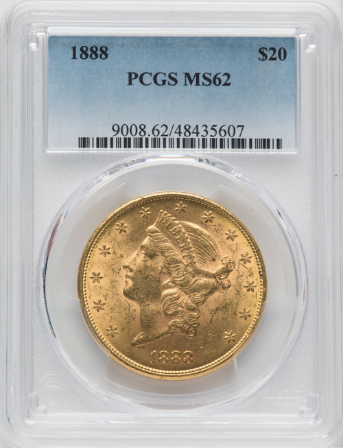 1888 $20 Liberty Double Eagle PCGS MS62 (571755009)