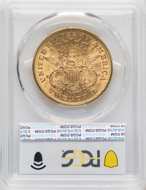 1875-S $20 Liberty Double Eagle PCGS MS61 (571980015)