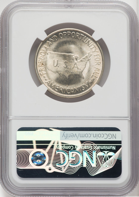 1953-S 50C Washington-Carver Commemorative Silver NGC MS67 (505782127)