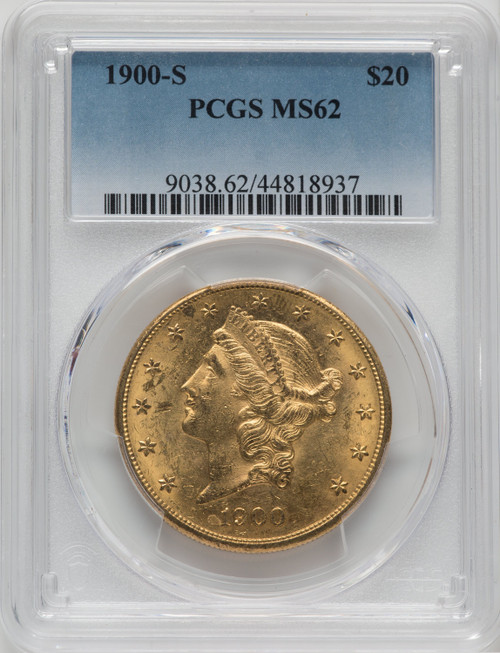 1900-S $20 Liberty Double Eagle PCGS MS62 (755321029)