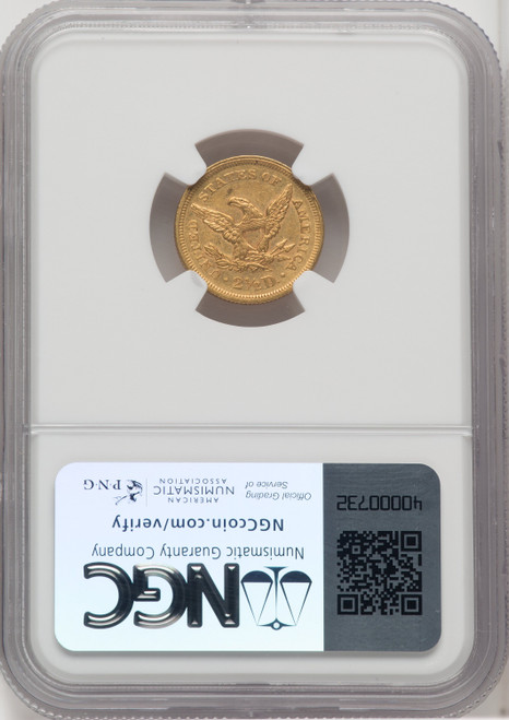 1853 $2.50 Liberty Quarter Eagle NGC AU55 (768391048)