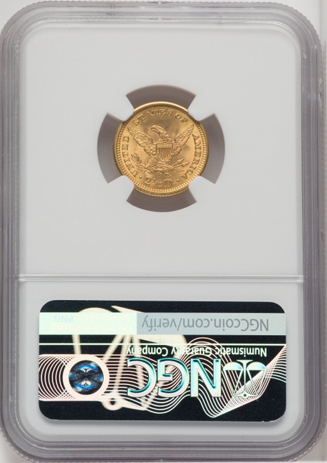 1907 $2.50 Liberty Quarter Eagle NGC MS67 (768602054)