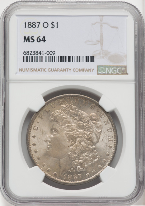 1887-O $1 Morgan Dollar NGC MS64 (762287004)