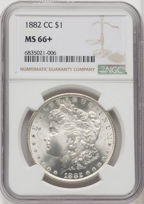 1882-CC $1 Morgan Dollar NGC MS66+ (765367032)