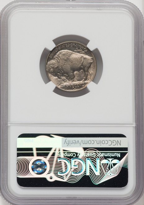 1913-D Type One 5C Kenneth Bressett Red Book Buffalo Nickel NGC MS67 (760373003)
