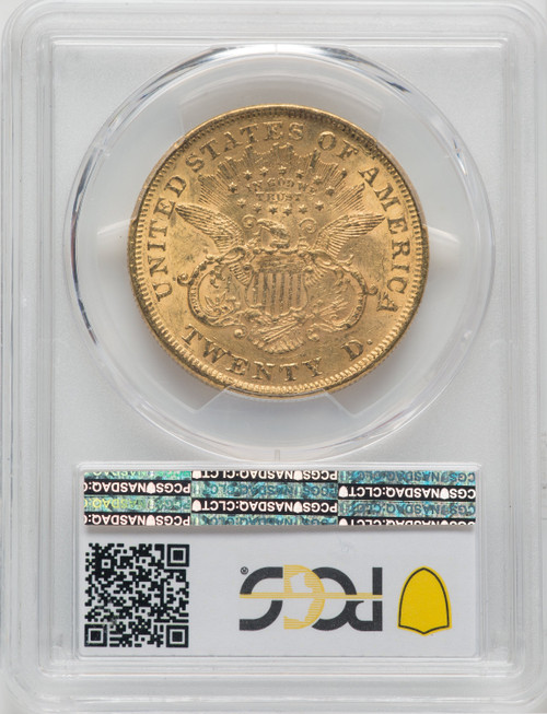 1873 $20 OPEN 3 Liberty Double Eagle PCGS MS61 (762759016)