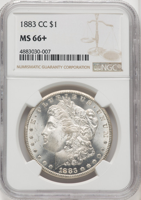 1883-CC $1 Morgan Dollar NGC MS66+ (766907027)