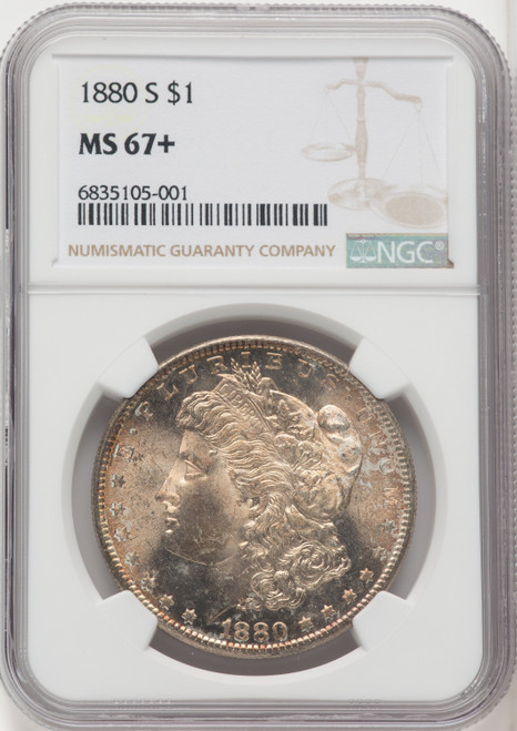 1880-S $1 Morgan Dollar NGC MS67+ (767107003)