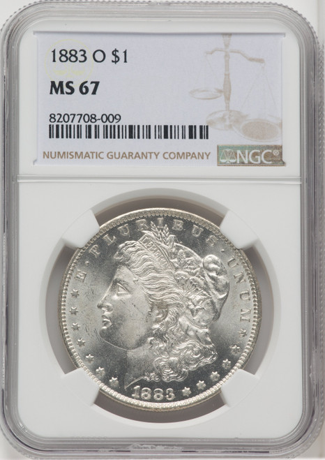 1883-O $1 Morgan Dollar NGC MS67 (767544007)