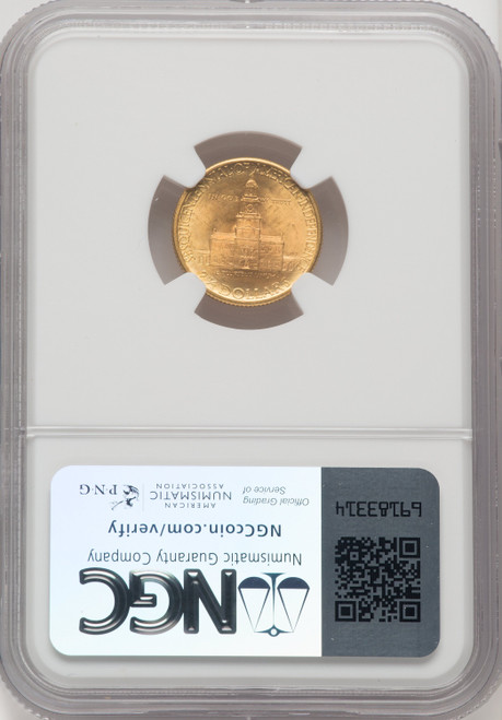 1926 $2.50 SESQUI Commemorative Gold NGC MS66 (767549037)