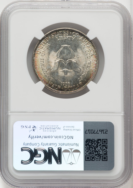 1938 50C New Rochelle Commemorative Silver NGC MS67 (767835027)