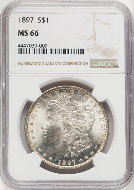 1897 $1 Morgan Dollar NGC MS66 (768656034)